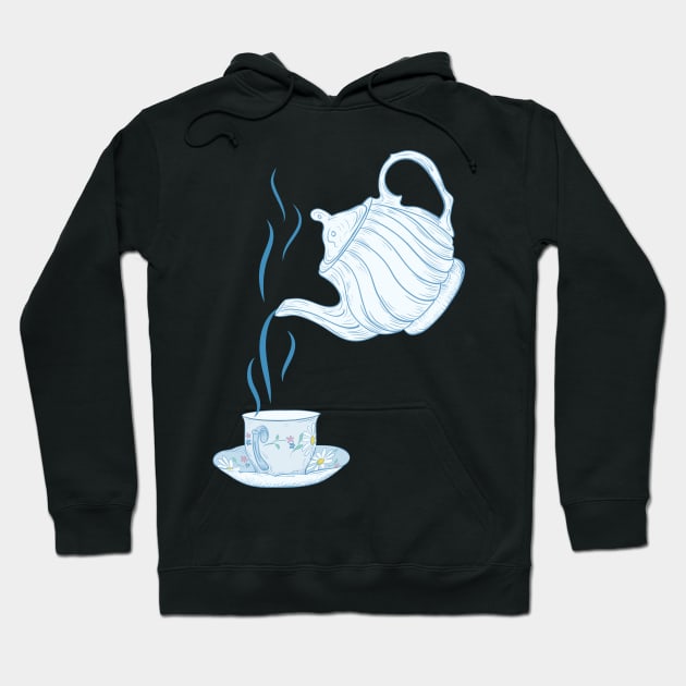 Tea Time Hoodie by SWON Design